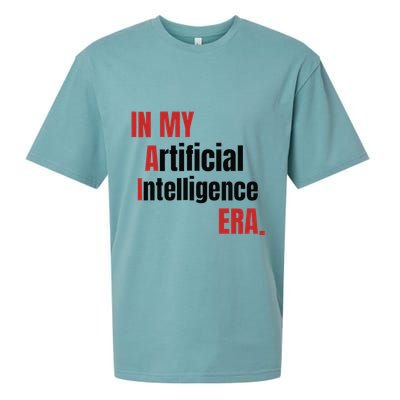 In My Artificial Intelligence Era It Network Ai Engineer Era Sueded Cloud Jersey T-Shirt