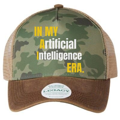 In My Artificial Intelligence Era It Network Engineer Ai Era Legacy Tie Dye Trucker Hat