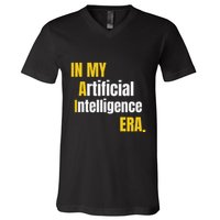 In My Artificial Intelligence Era It Network Engineer Ai Era V-Neck T-Shirt