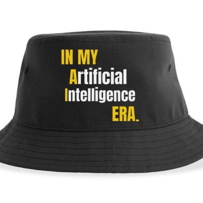 In My Artificial Intelligence Era It Network Engineer Ai Era Sustainable Bucket Hat