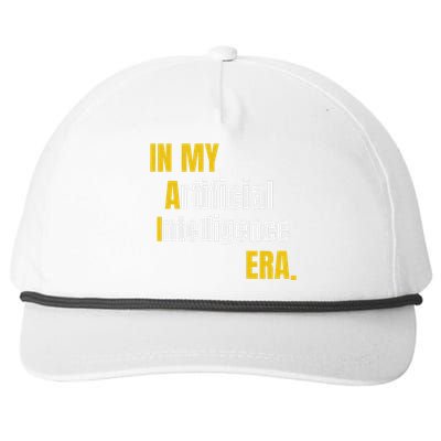 In My Artificial Intelligence Era It Network Engineer Ai Era Snapback Five-Panel Rope Hat