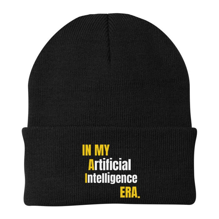 In My Artificial Intelligence Era It Network Engineer Ai Era Knit Cap Winter Beanie