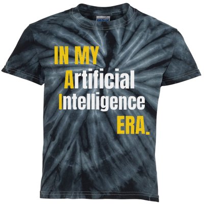 In My Artificial Intelligence Era It Network Engineer Ai Era Kids Tie-Dye T-Shirt