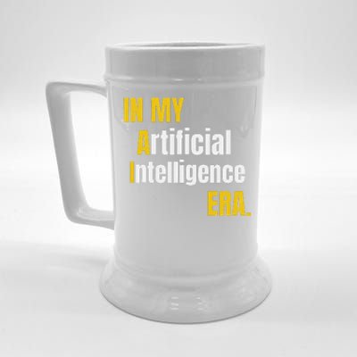 In My Artificial Intelligence Era It Network Engineer Ai Era Beer Stein