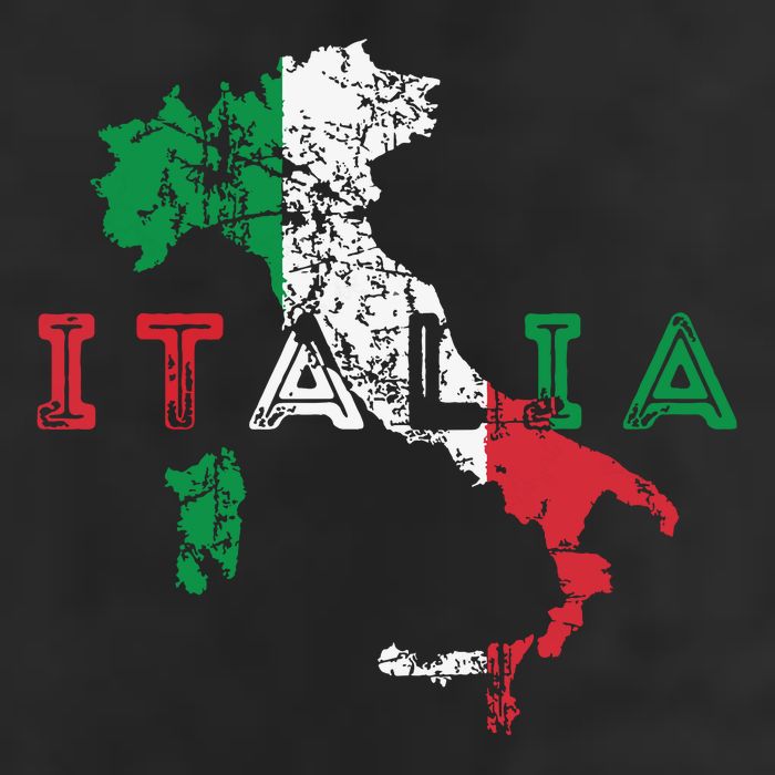 Italy Map And Flag Souvenir Distressed Italia Cool Comfort Performance Bucket Hat