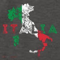 Italy Map And Flag Souvenir Distressed Italia Vector Backpack