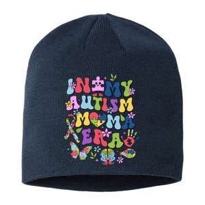 In My Autism Awareness Mama Era Autism Puzzle Sustainable Beanie