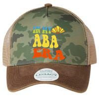 In My Aba Era Retro Applied Behavior Analyst Aba Therapist Legacy Tie Dye Trucker Hat