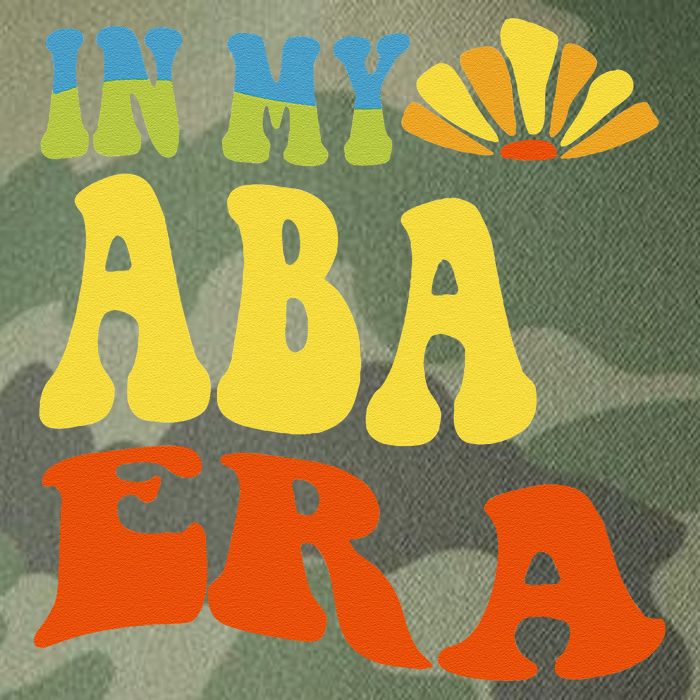 In My Aba Era Retro Applied Behavior Analyst Aba Therapist Legacy Tie Dye Trucker Hat