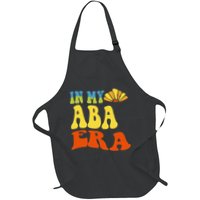 In My Aba Era Retro Applied Behavior Analyst Aba Therapist Apron