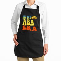 In My Aba Era Retro Applied Behavior Analyst Aba Therapist Apron