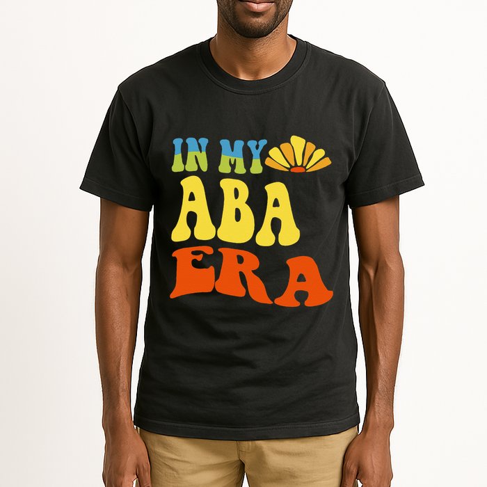 In My Aba Era Retro Applied Behavior Analyst Aba Therapist Tall T-Shirt