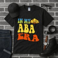 In My Aba Era Retro Applied Behavior Analyst Aba Therapist Tall T-Shirt