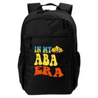 In My Aba Era Retro Applied Behavior Analyst Aba Therapist Backpack