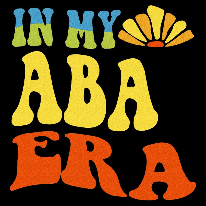 In My Aba Era Retro Applied Behavior Analyst Aba Therapist 7-Panel Snapback Hat