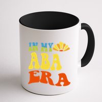 In My Aba Era Retro Applied Behavior Analyst Aba Therapist Mug