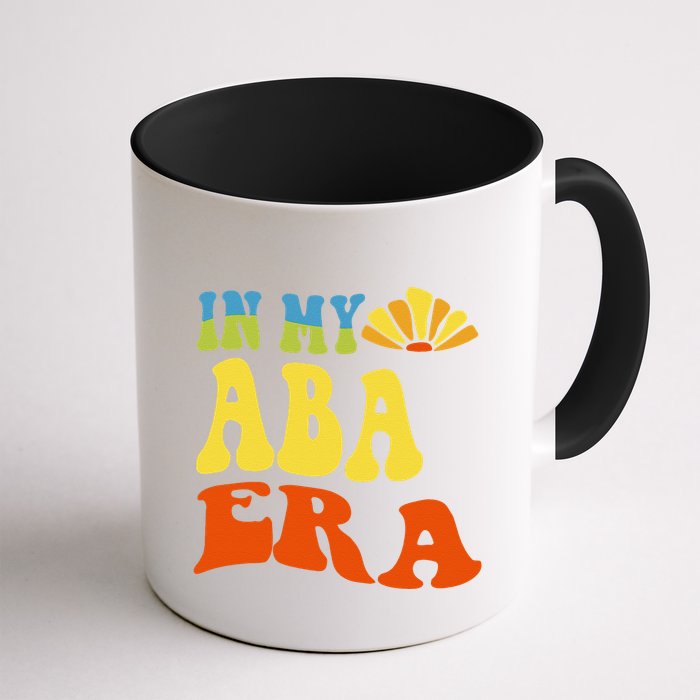 In My Aba Era Retro Applied Behavior Analyst Aba Therapist Mug