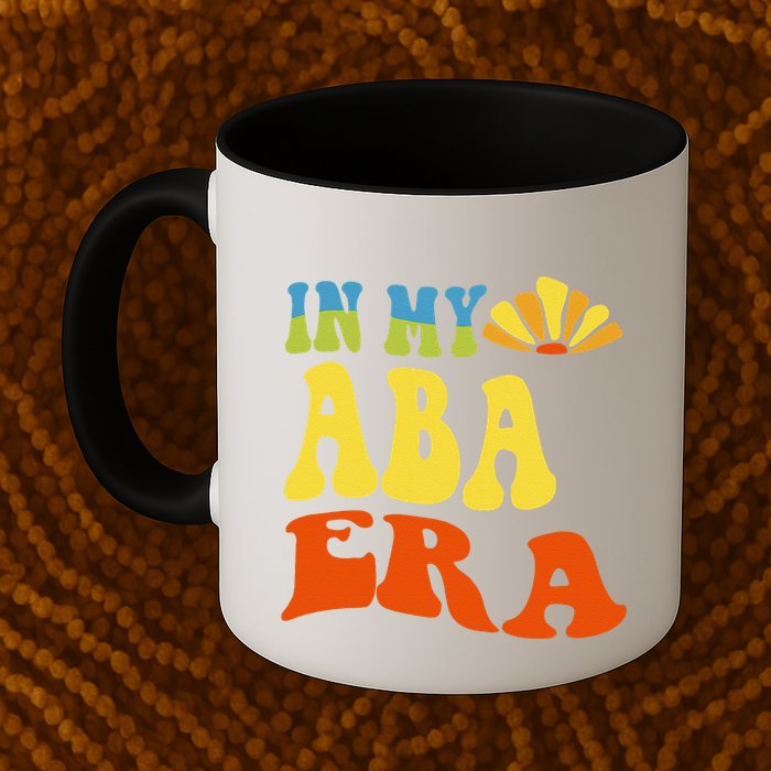 In My Aba Era Retro Applied Behavior Analyst Aba Therapist Mug