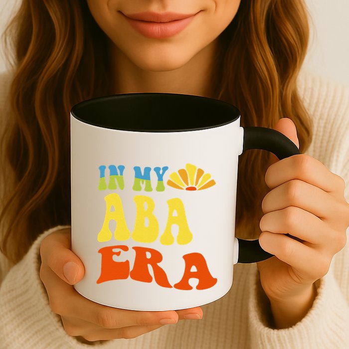 In My Aba Era Retro Applied Behavior Analyst Aba Therapist Mug