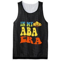 In My Aba Era Retro Applied Behavior Analyst Aba Therapist Mesh Reversible Basketball Jersey Tank