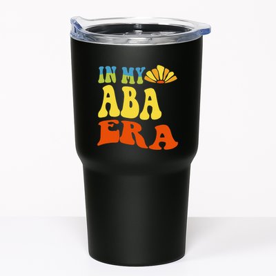 In My Aba Era Retro Applied Behavior Analyst Aba Therapist Tumbler