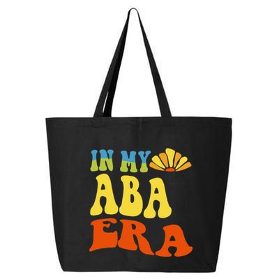 In My Aba Era Retro Applied Behavior Analyst Aba Therapist 25L Jumbo Tote