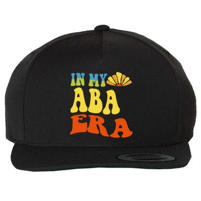 In My Aba Era Retro Applied Behavior Analyst Aba Therapist Wool Snapback Cap