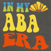In My Aba Era Retro Applied Behavior Analyst Aba Therapist Cotton Canvas Backpack