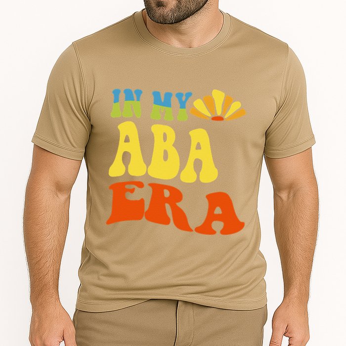 In My Aba Era Retro Applied Behavior Analyst Aba Therapist Performance Shirt