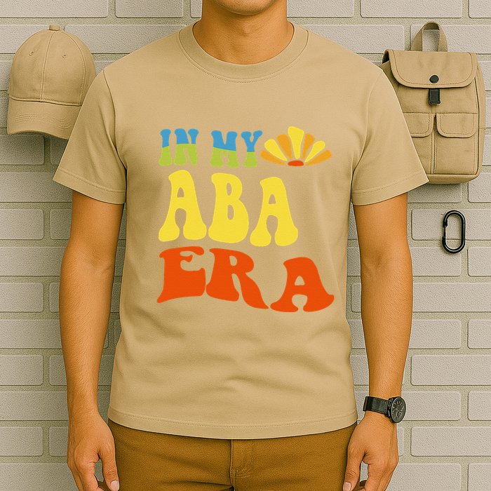 In My Aba Era Retro Applied Behavior Analyst Aba Therapist T-Shirt