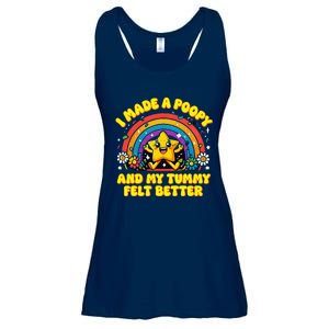 I Made A Poopy And My Tummy Felt Better Adult Humor Meme Ladies Essential Flowy Tank