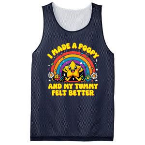 I Made A Poopy And My Tummy Felt Better Adult Humor Meme Mesh Reversible Basketball Jersey Tank