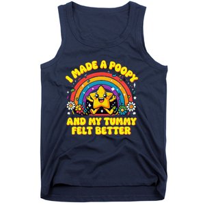 I Made A Poopy And My Tummy Felt Better Adult Humor Meme Tank Top