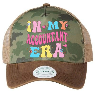 In My Accountant Era Accountant Accounting Student Legacy Tie Dye Trucker Hat