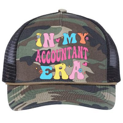 In My Accountant Era Accountant Accounting Student Retro Rope Trucker Hat Cap