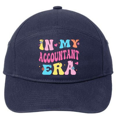 In My Accountant Era Accountant Accounting Student 7-Panel Snapback Hat