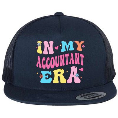 In My Accountant Era Accountant Accounting Student Flat Bill Trucker Hat