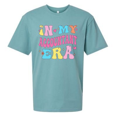 In My Accountant Era Accountant Accounting Student Sueded Cloud Jersey T-Shirt