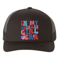 In My American Girl Era Retro 4th Of July Fourth Groovy Yupoong Adult 5-Panel Trucker Hat