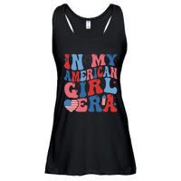 In My American Girl Era Retro 4th Of July Fourth Groovy Ladies Essential Flowy Tank