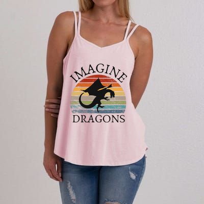 Imagine Magical And Mythical Fantasy Dragons Women's Strappy Tank