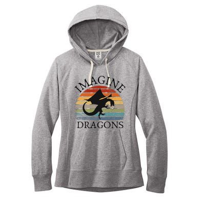 Imagine Magical And Mythical Fantasy Dragons Women's Fleece Hoodie