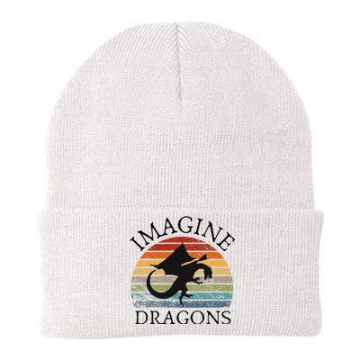 Imagine Magical And Mythical Fantasy Dragons Knit Cap Winter Beanie