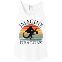 Imagine Magical And Mythical Fantasy Dragons Ladies Essential Tank