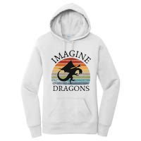 Imagine Magical And Mythical Fantasy Dragons Women's Pullover Hoodie