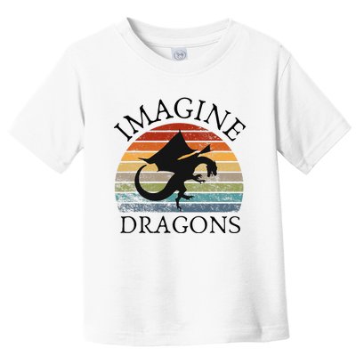 Imagine Magical And Mythical Fantasy Dragons Toddler T-Shirt