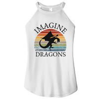 Imagine Magical And Mythical Fantasy Dragons Women's Perfect Tri Rocker Tank