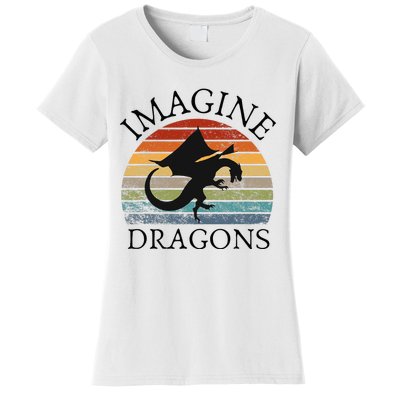 Imagine Magical And Mythical Fantasy Dragons Women's T-Shirt