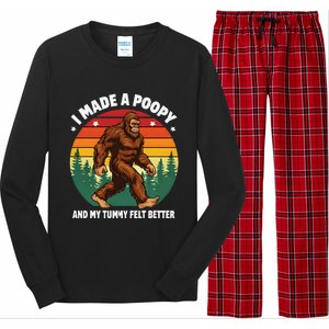 I Made A Poopy And My Tummy Felt Better Adult Humor Meme Long Sleeve Pajama Set