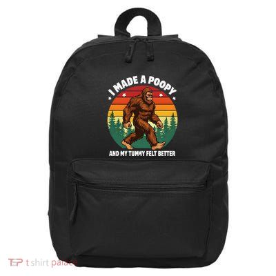 I Made A Poopy And My Tummy Felt Better Adult Humor Meme 16 in Basic Backpack